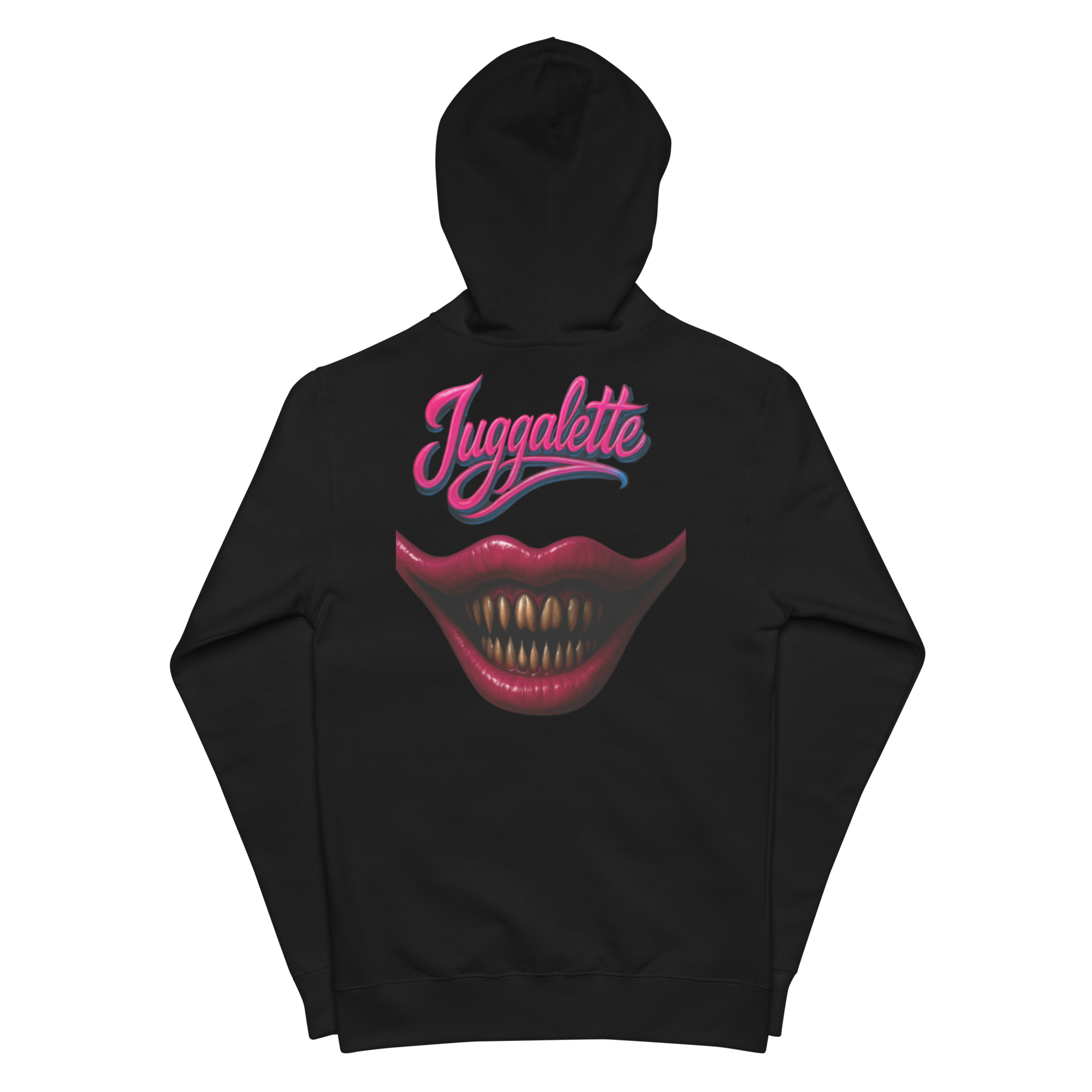 Juggalette Wicked Clown Lips Unisex Zip Hoodie