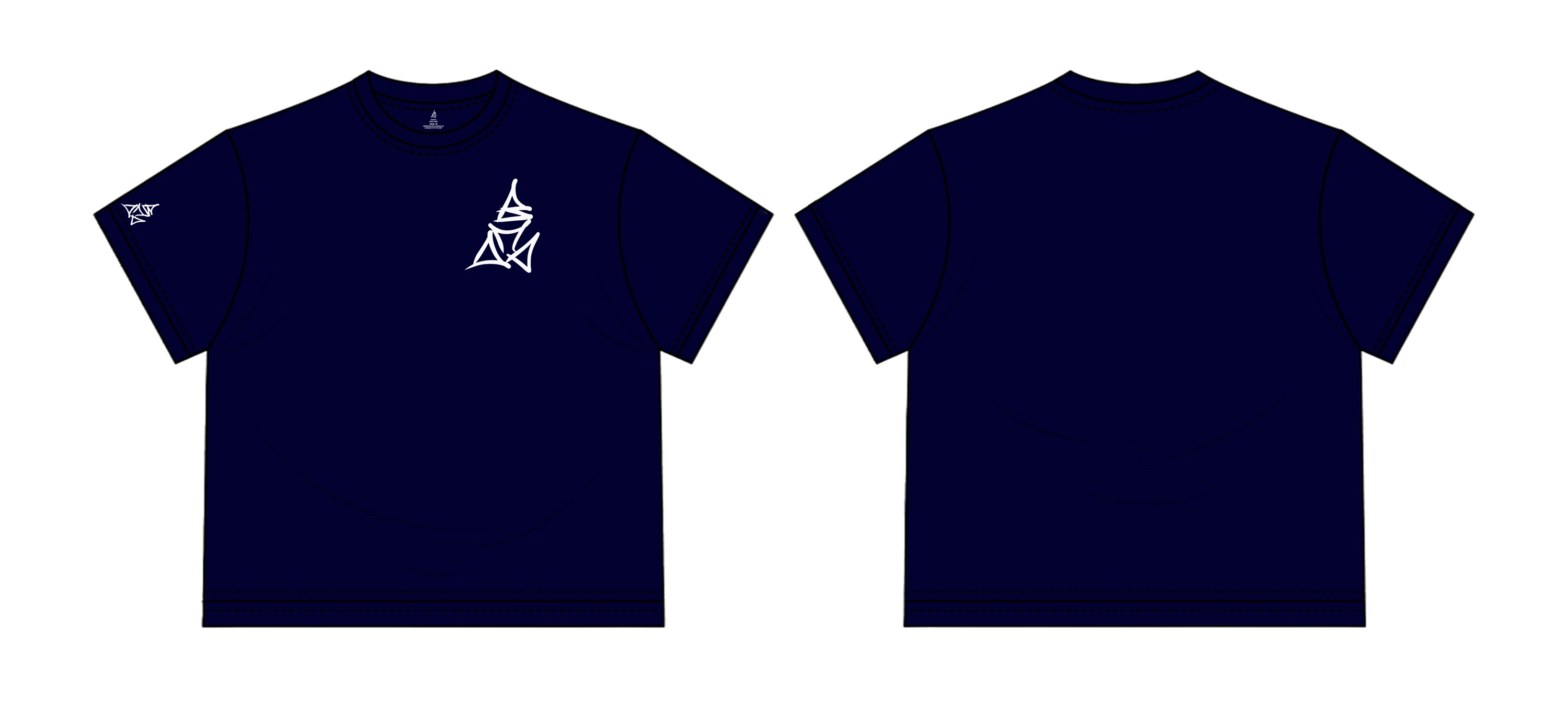 Camiseta "BMQD" - Azul