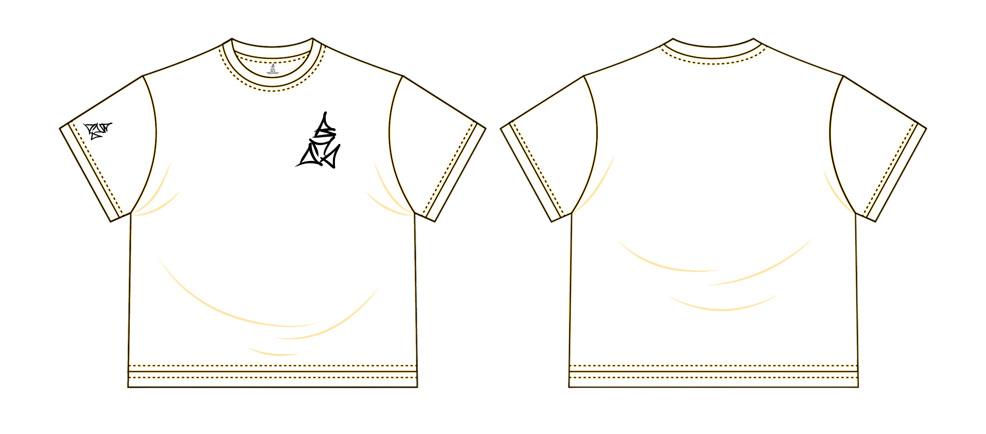 Camiseta "BMQD" - Bege