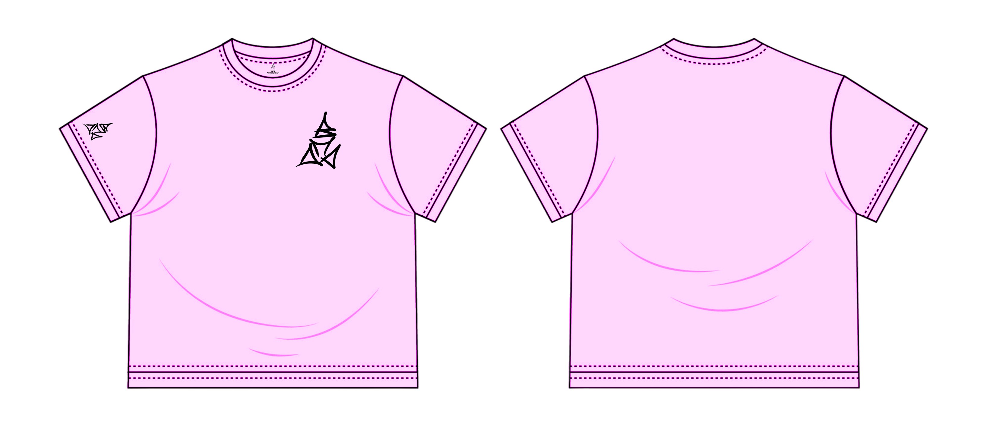 Camiseta "BMQD" - Rosa