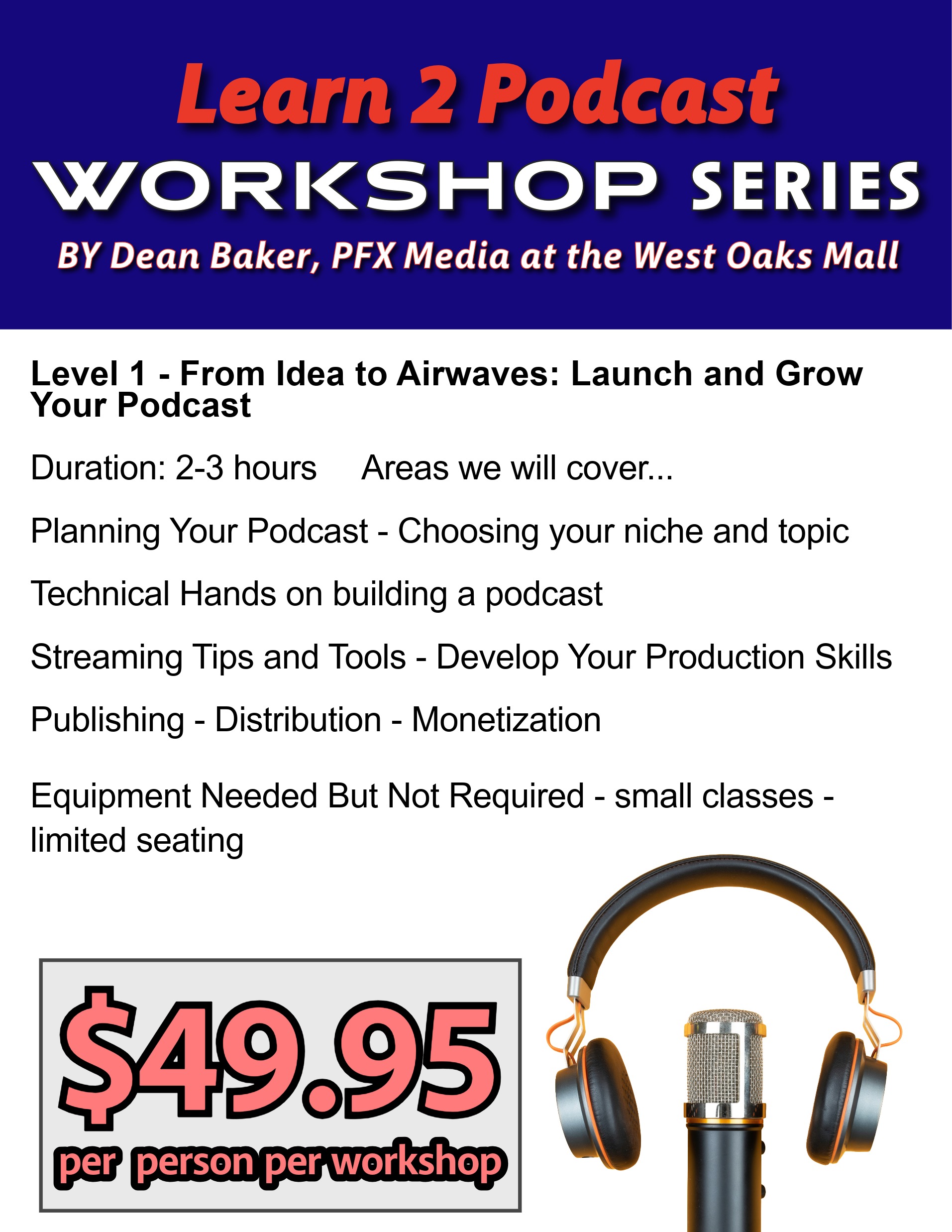 Level 1 Podcast Workshop