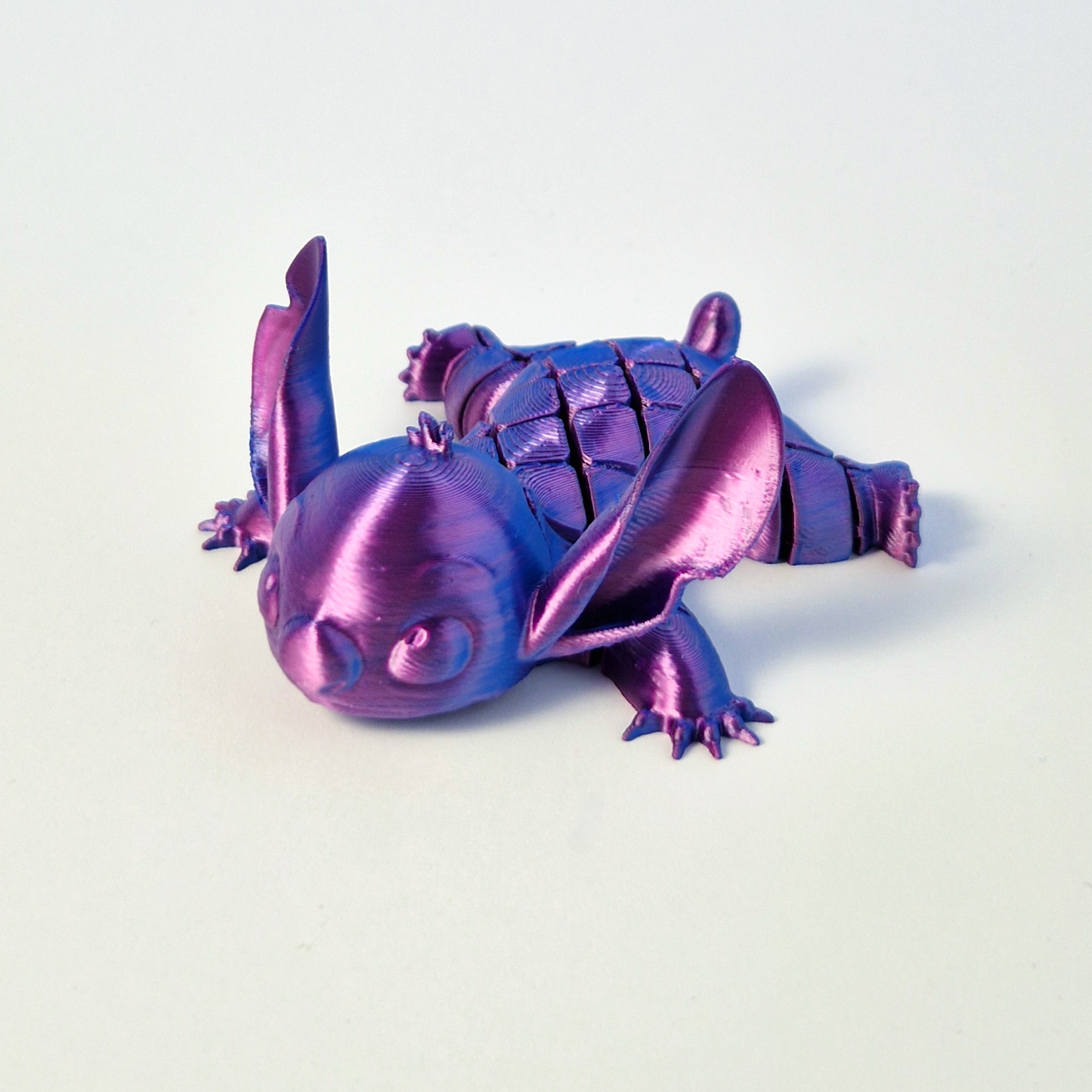 Judantis lankstus žaislas – 3D spausdintas fidget ateiviukas (dovana vaikams)