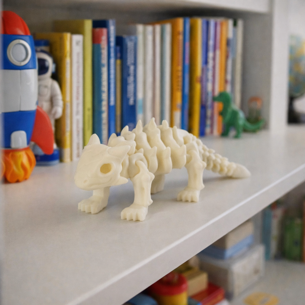 Drakono skeletas – 3D spausdintas kolekcinis modelis