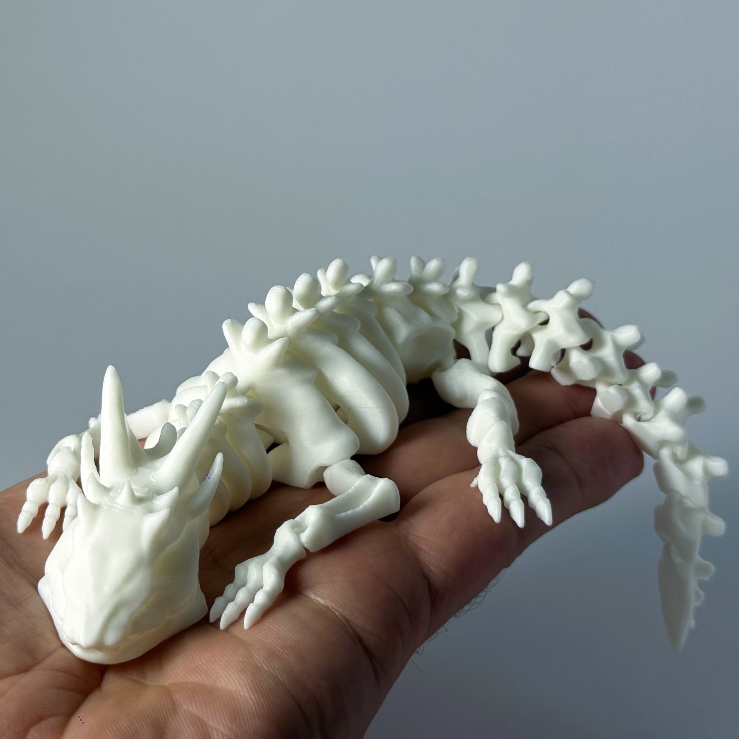 Drakono skeletas – 3D lankstus kolekcinis modelis