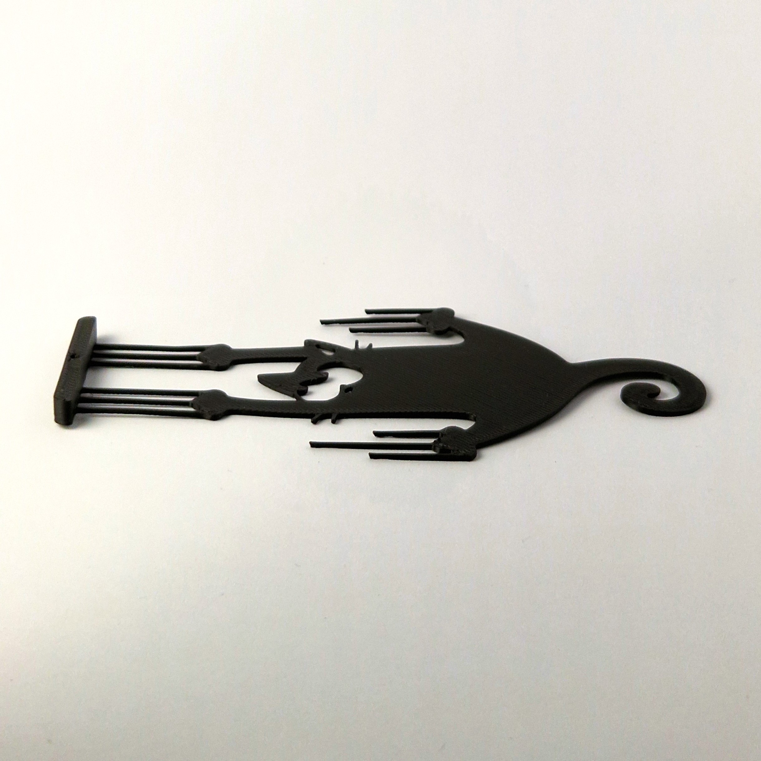 Knygos skirtukas katinas – 3D spausdintas juokingas skirtukas