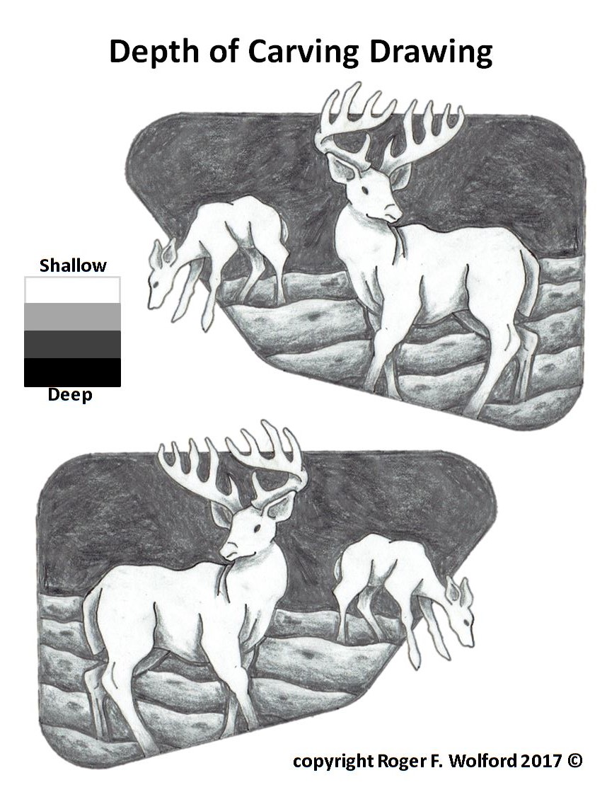 USB- Gunstock Carving Instructional Video, Deer Scene and PDF