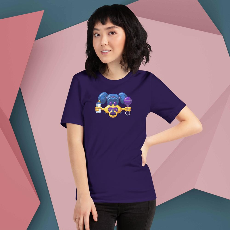 Baby Belliette Milk and Rattle - Unisex t-shirt