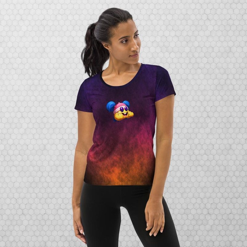 BeeBee Excited - Women's Athletic T-Shirt
