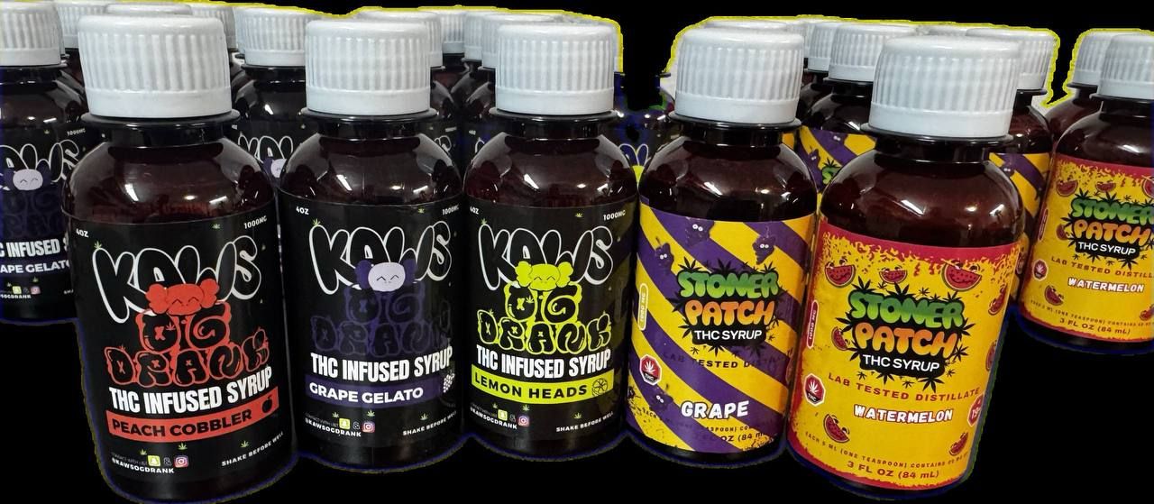 Syrop1000 Mg Stoner Patch / Kaws🥤🟢