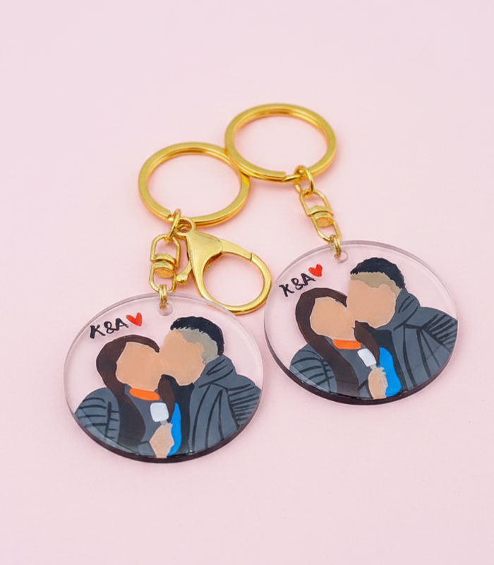 Llaveros Personalizados de Pareja