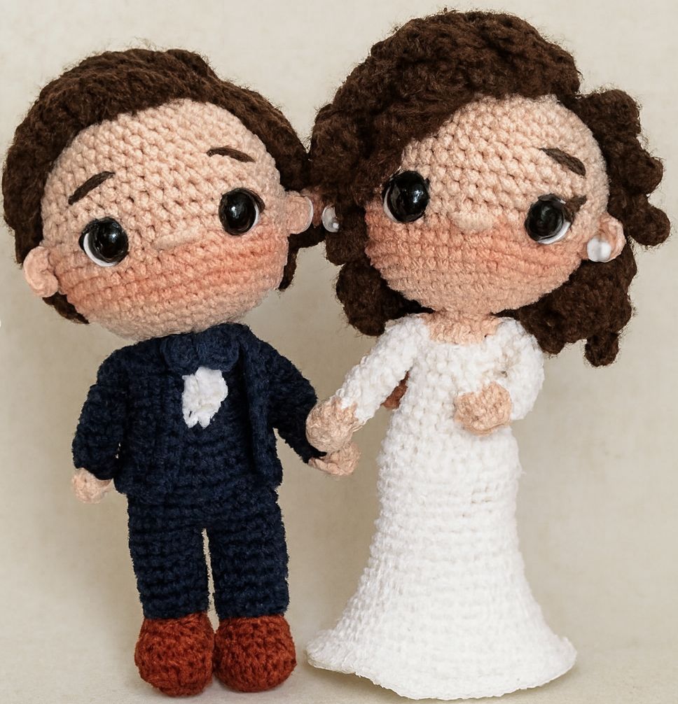 Muñecos de Novios Tejidos
