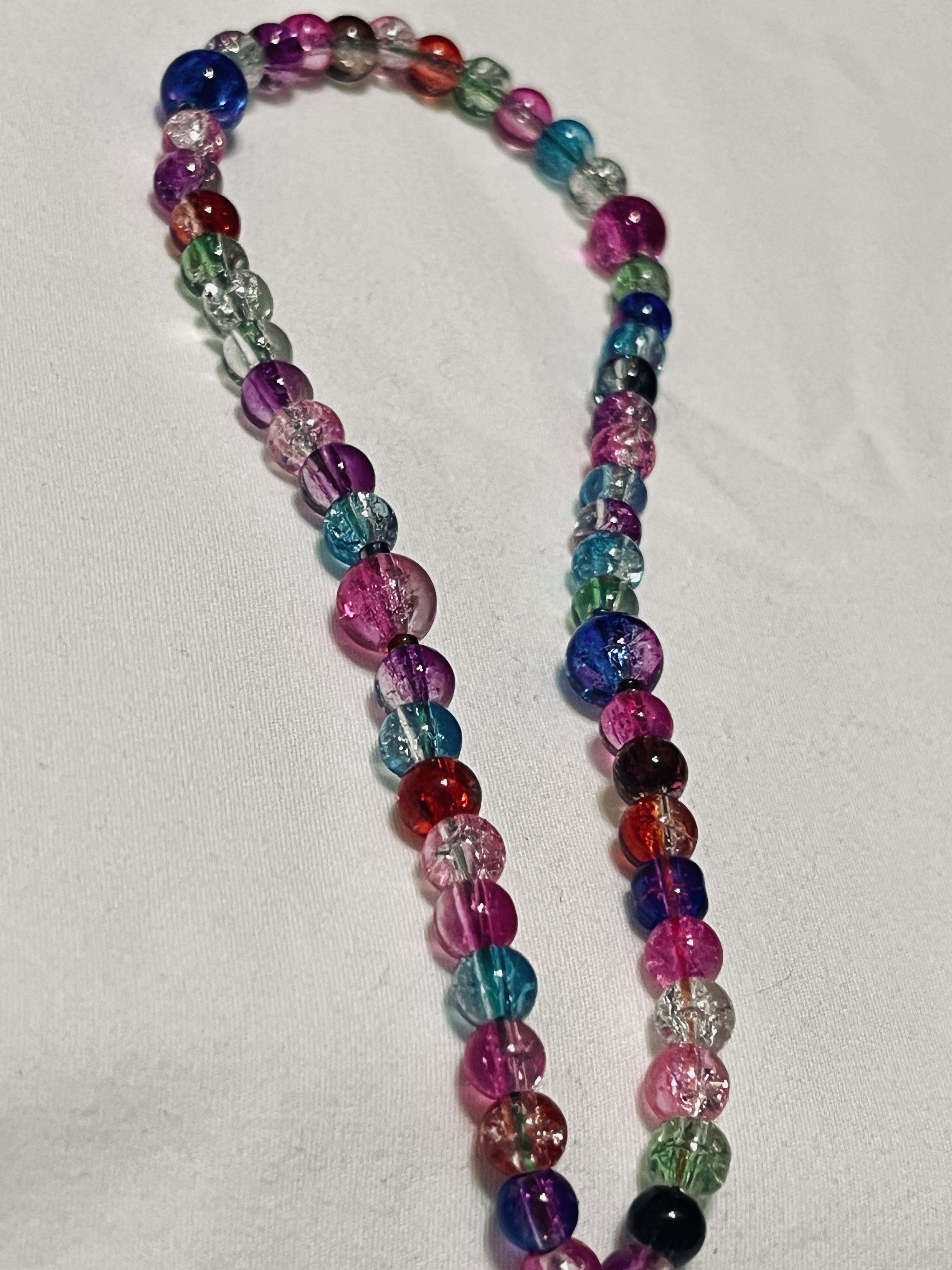 Colorful Glass Bead Rosary