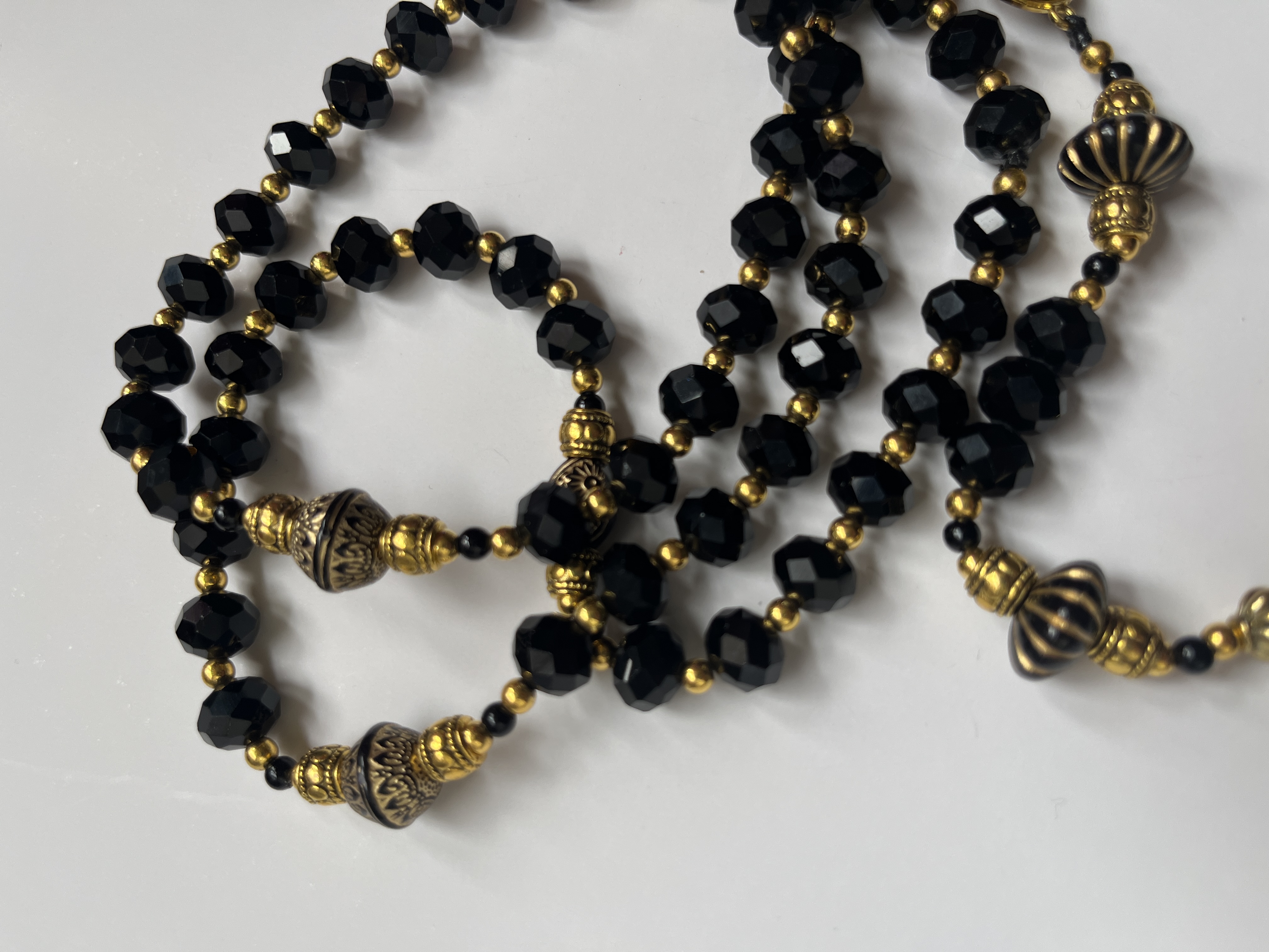 Black Beaded Rosary