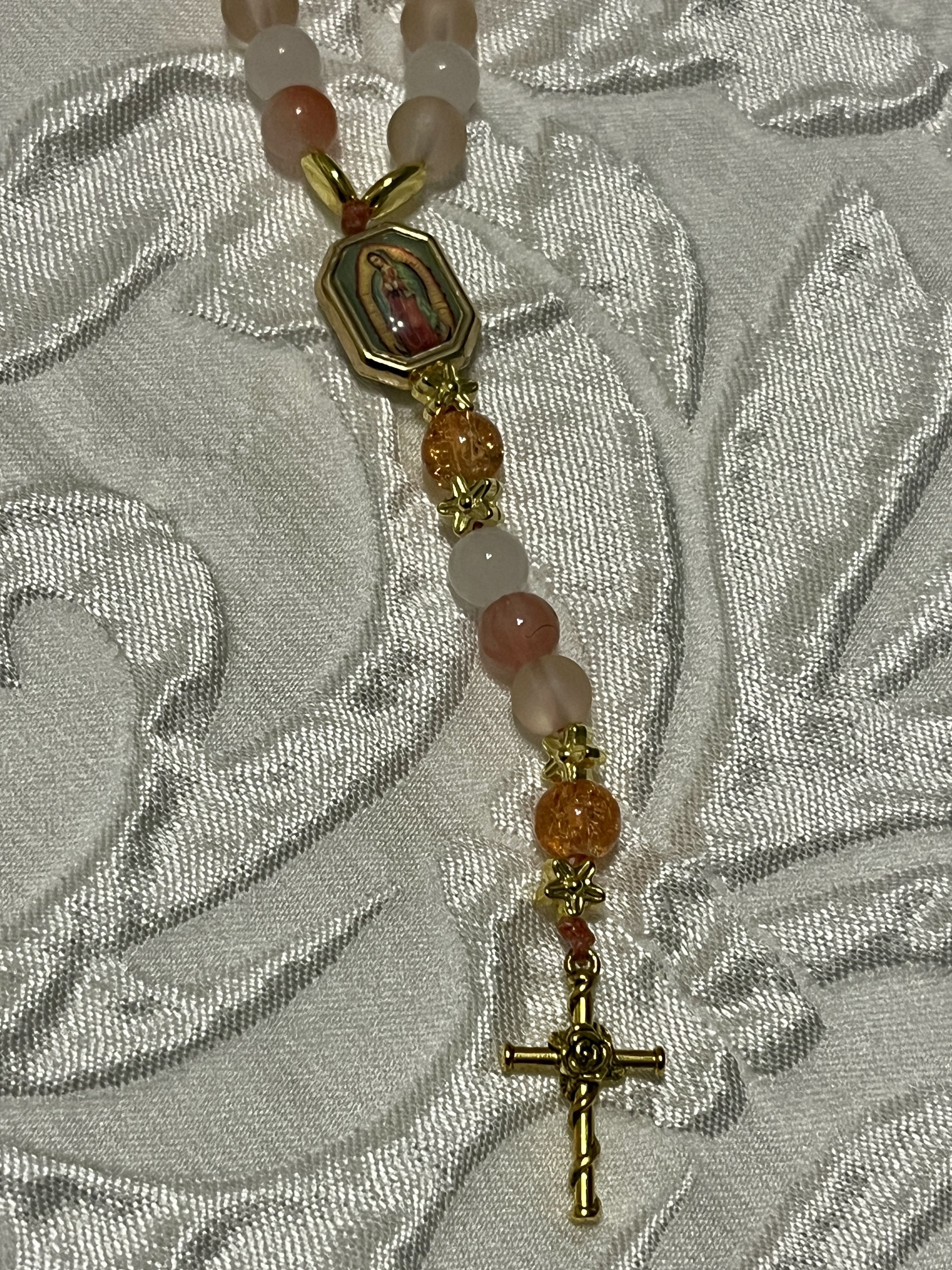 Rose Bead Rosary
