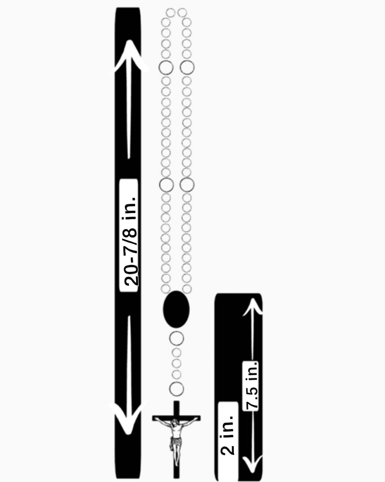 Blue & White Porcelain Rosary