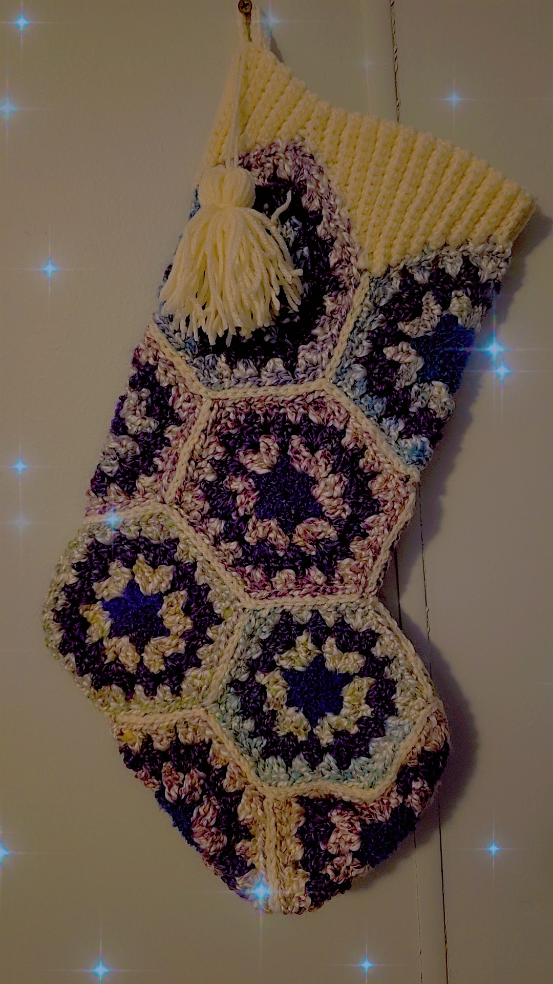 Handmade Crochet Christmas Stocking