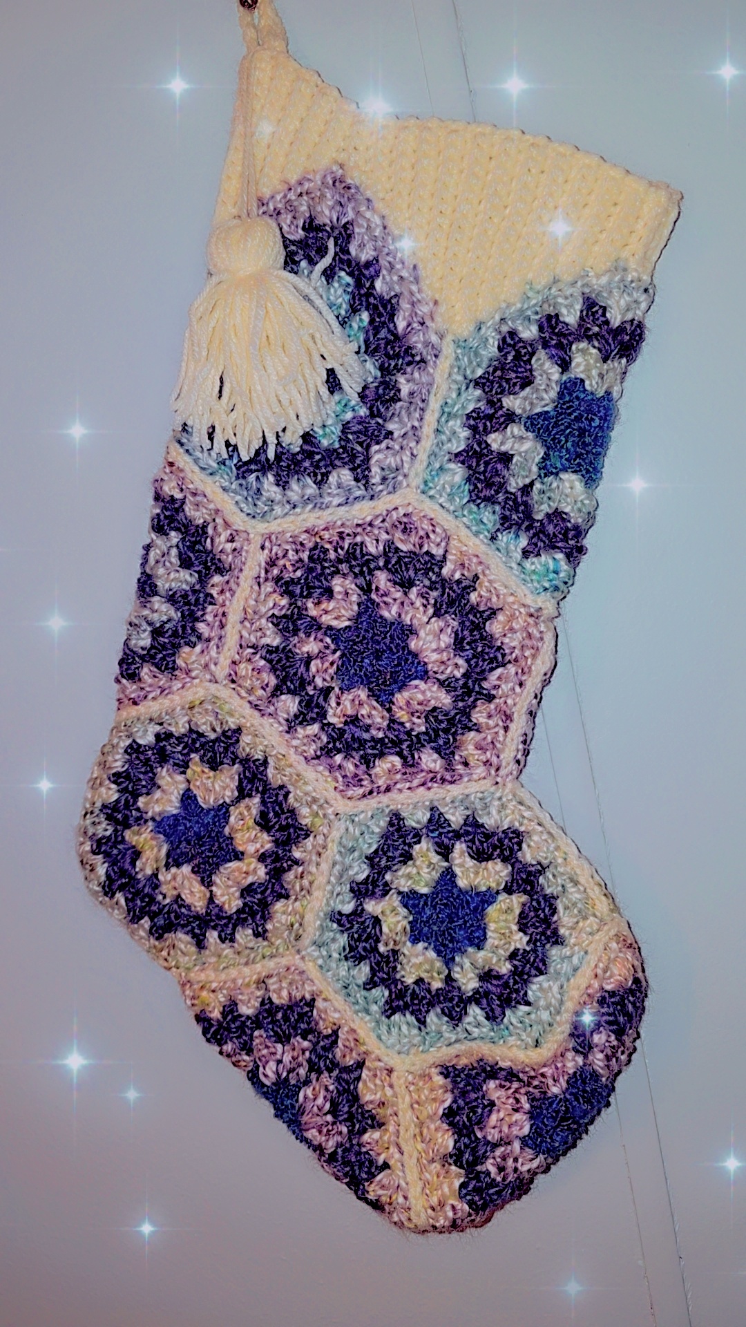 Handmade Crochet Christmas Stocking