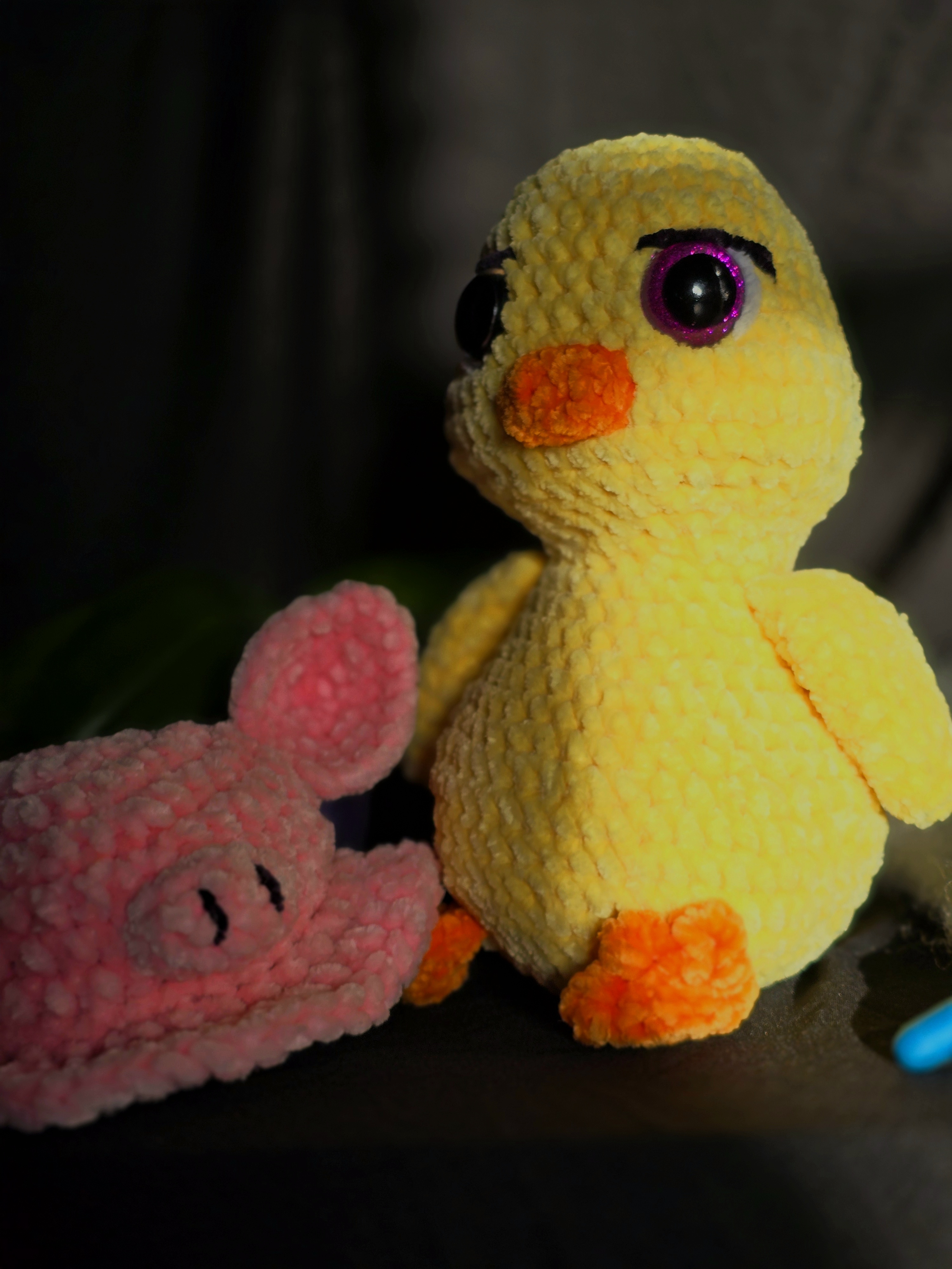 Handmade Plush Duck Toy