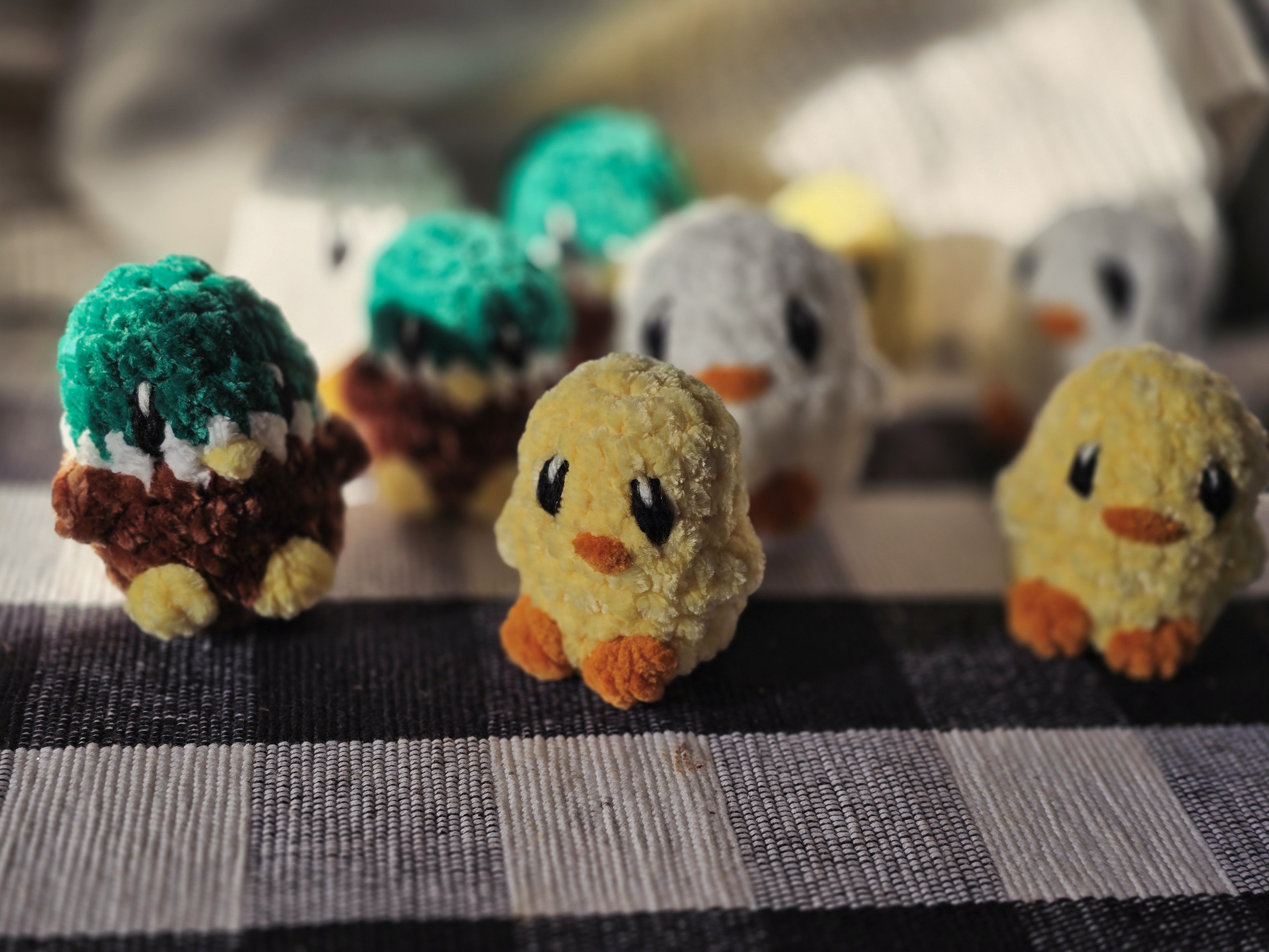 Handmade Crochet Mini Birds Set