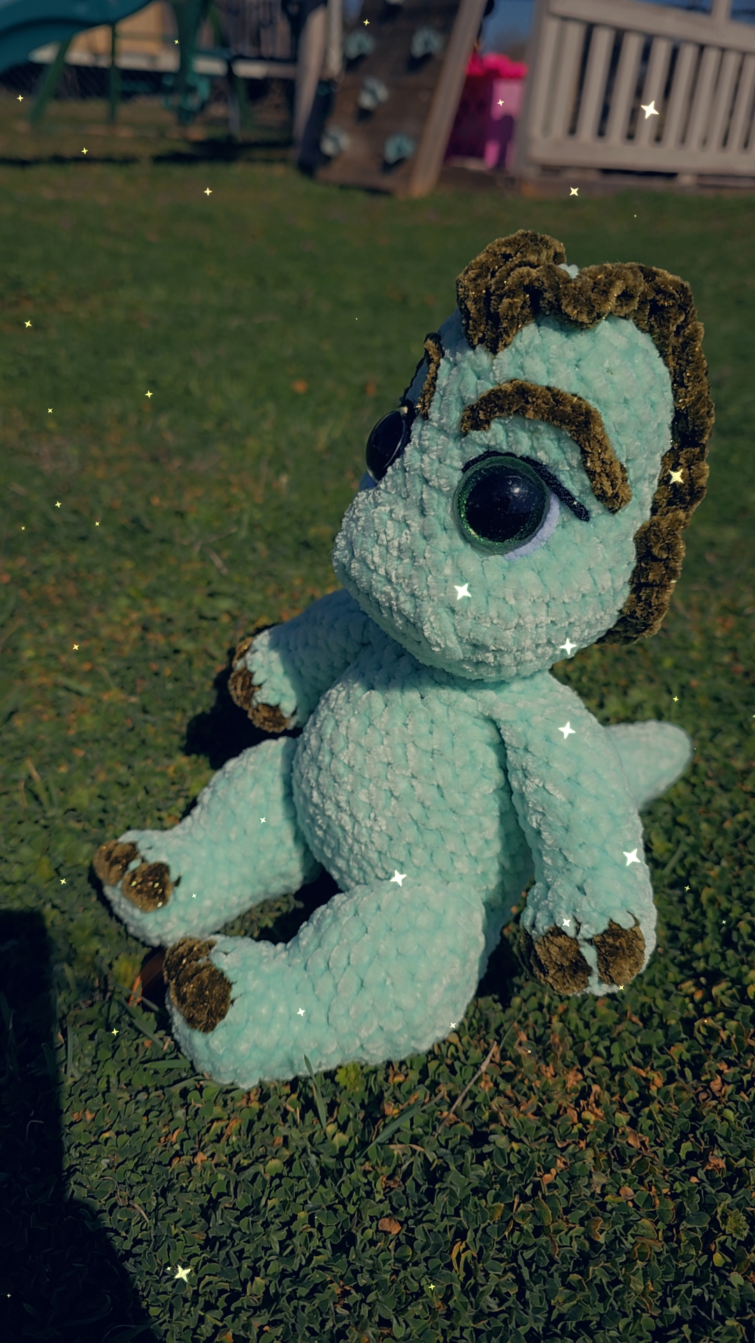 Crochet Dinosaur Plush Toy