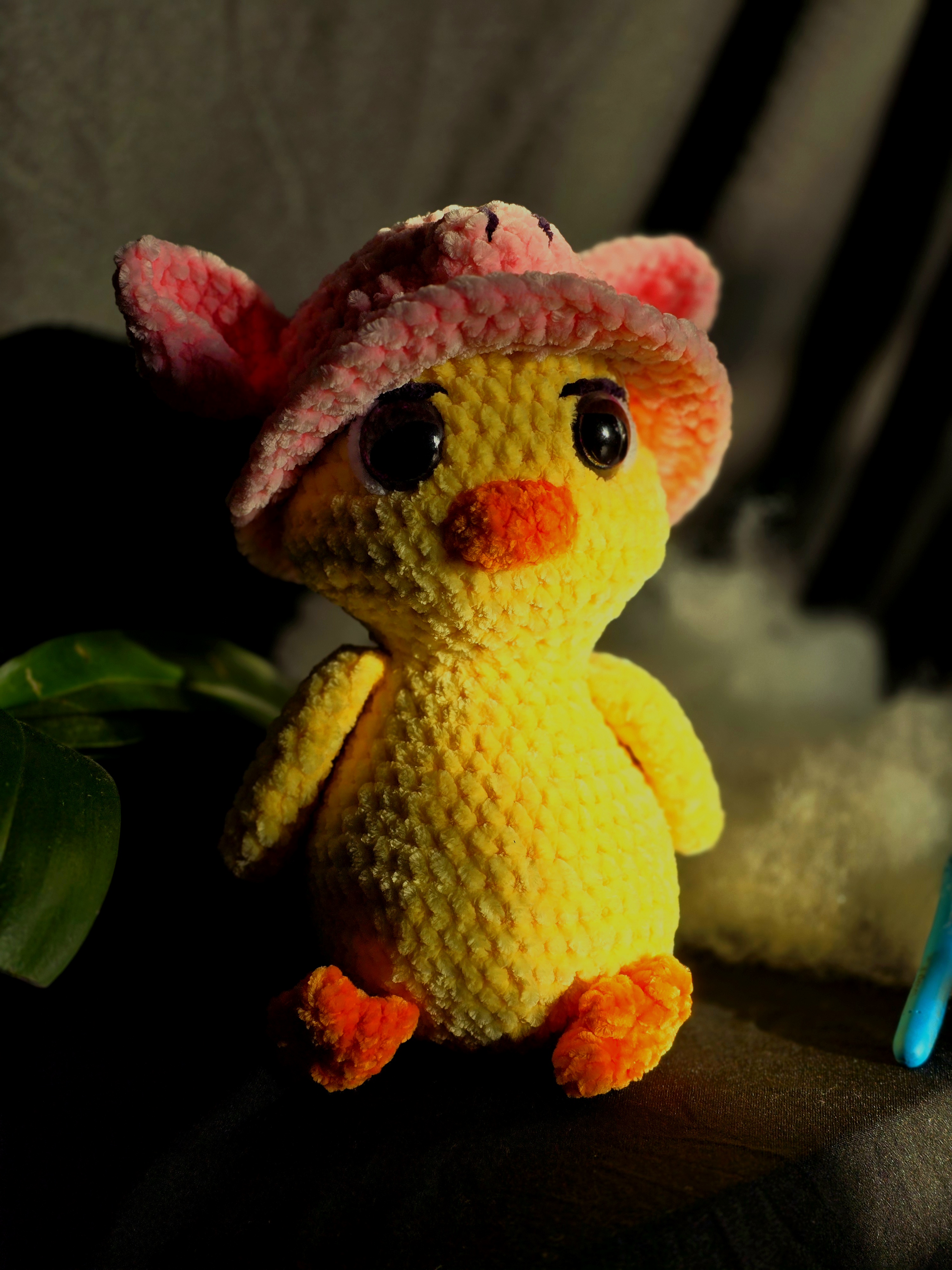 Handmade Plush Duck Toy