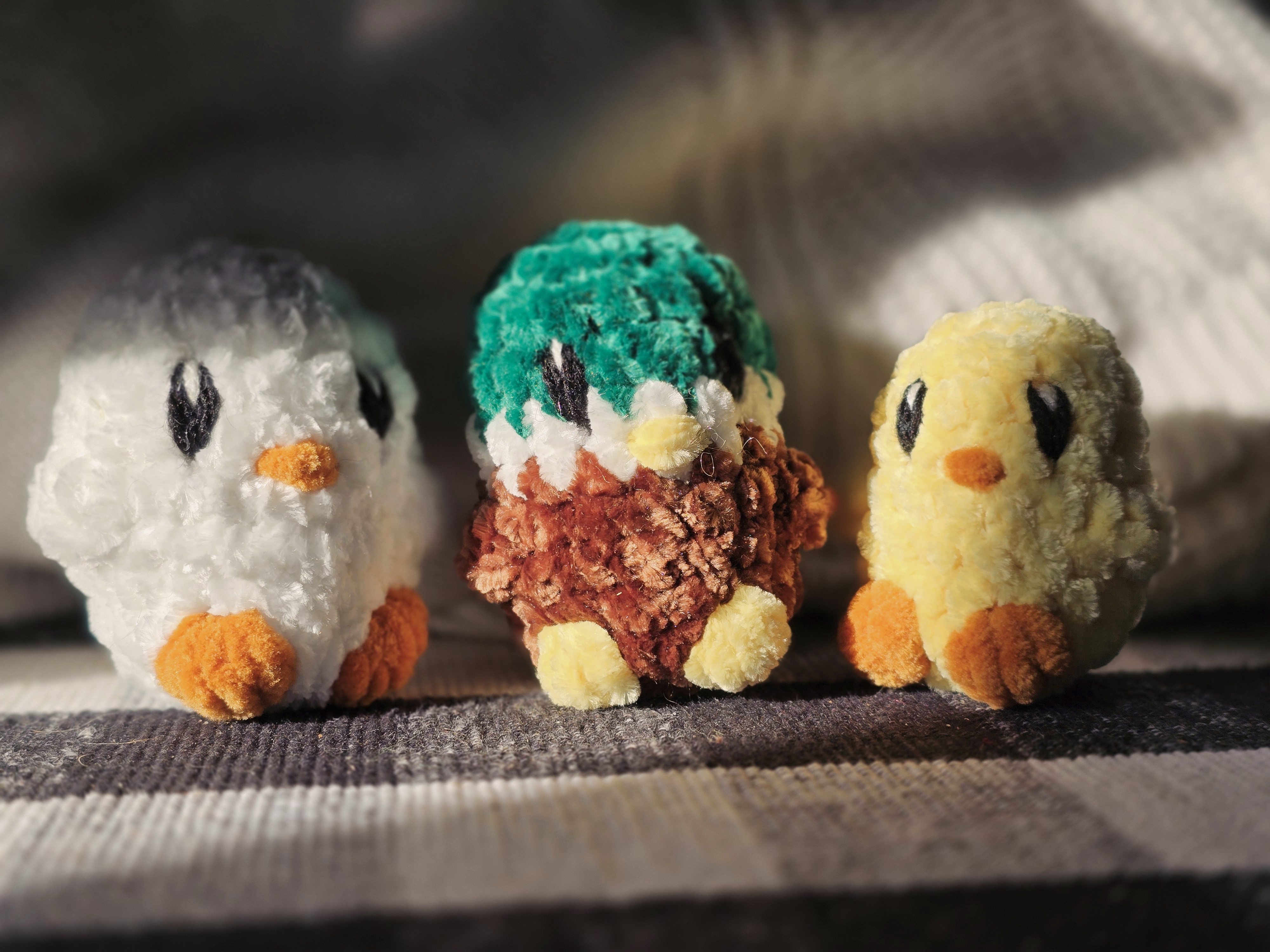 Handmade Crochet Mini Birds Set