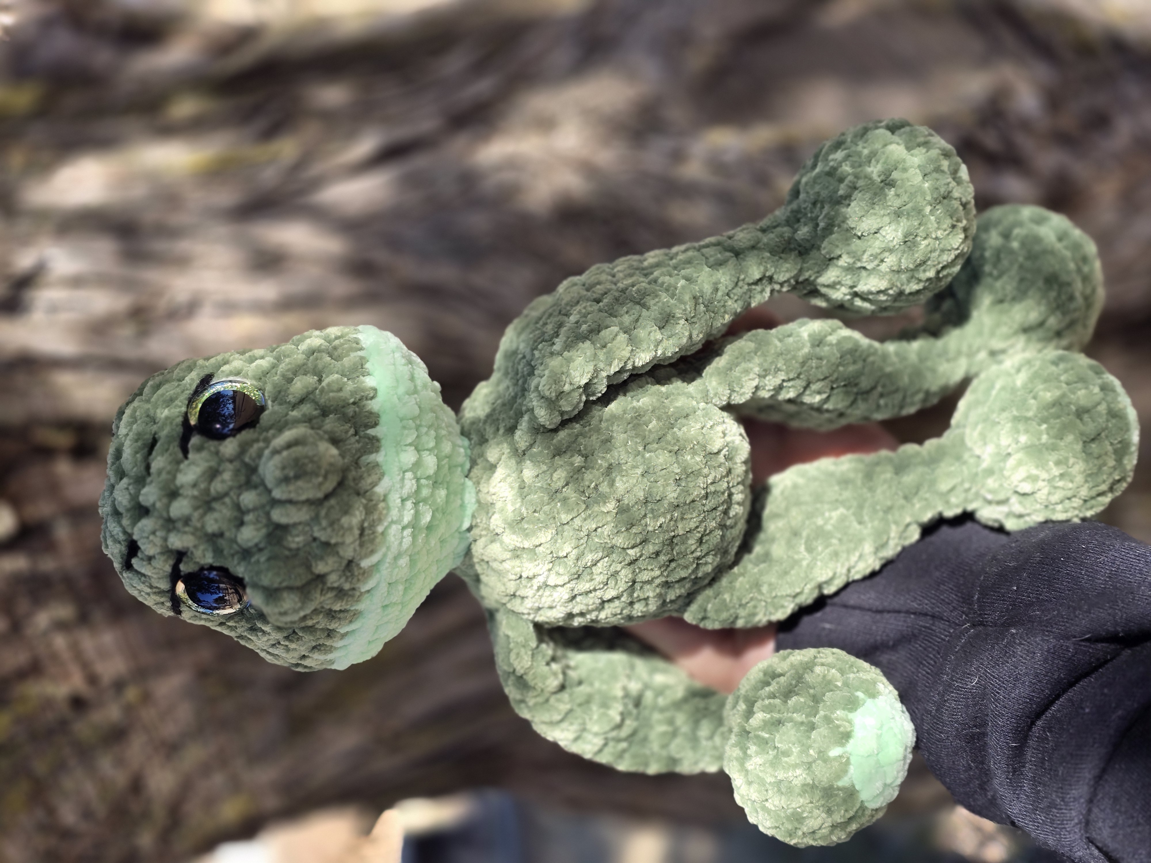 Francine The Frog Handmade Plush Toy