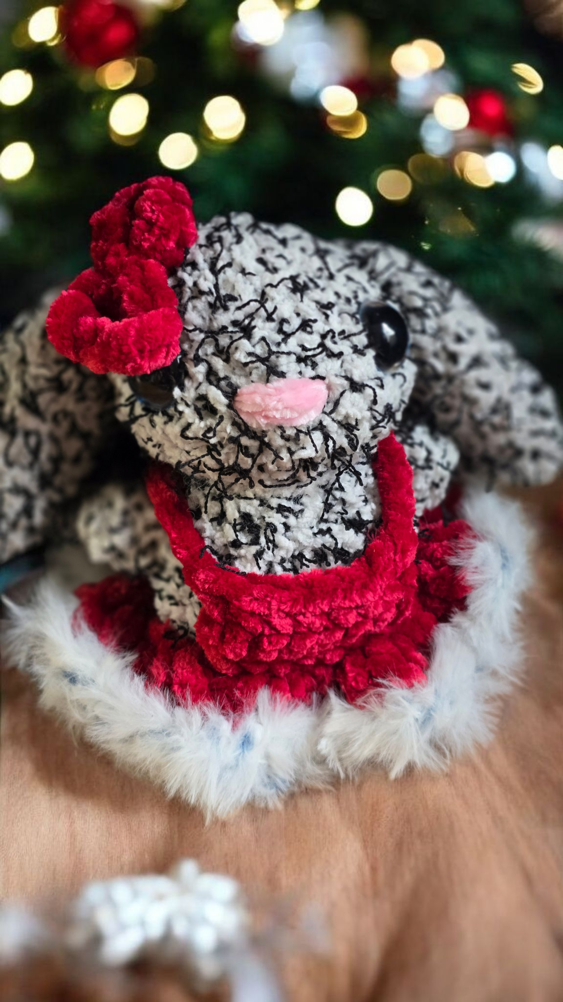 Plush Holiday Bunny 