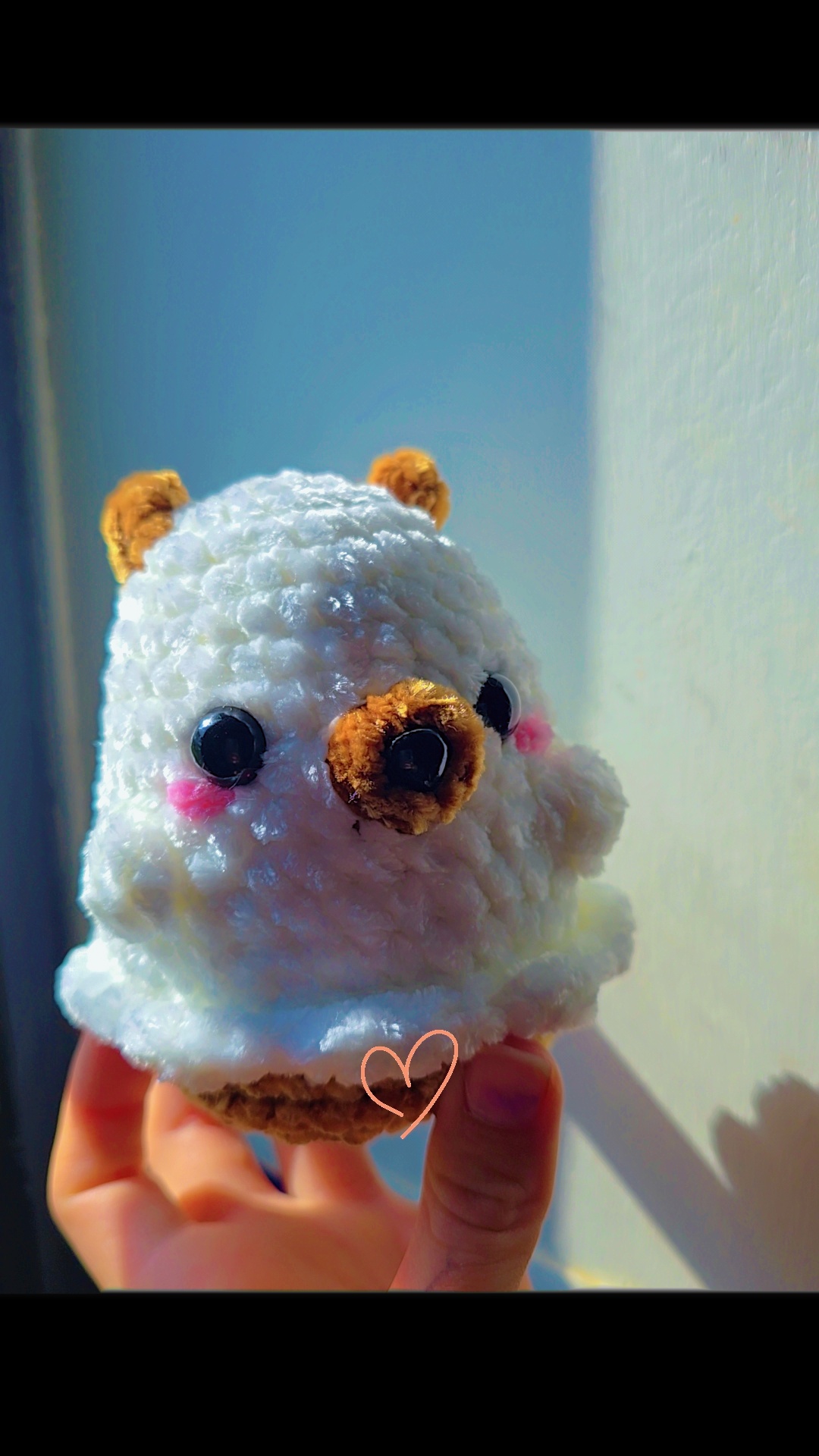 Plush Boo Bear Toy