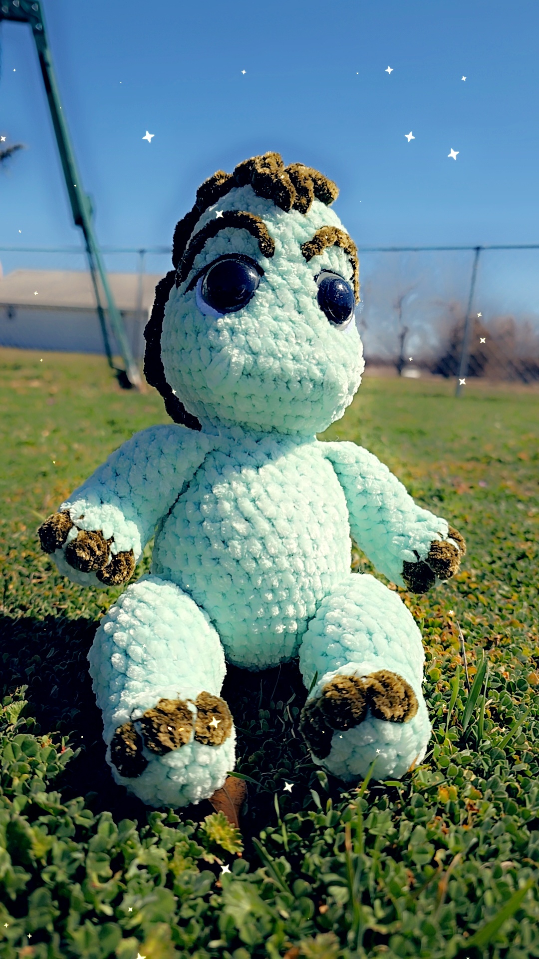 Crochet Dinosaur Plush Toy
