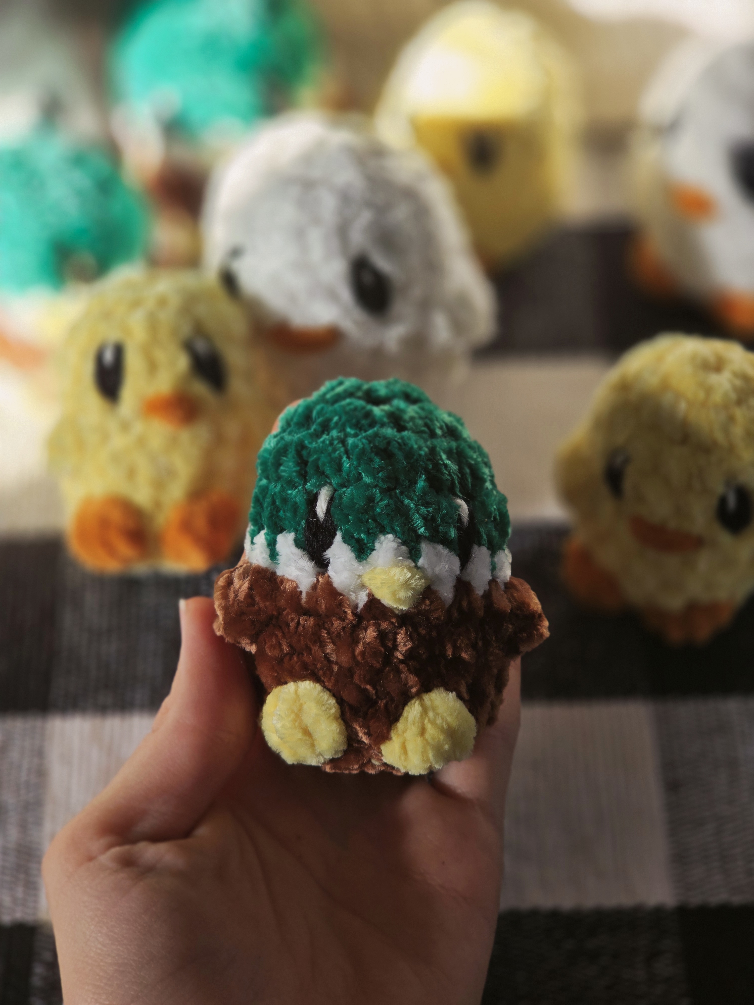 Handmade Crochet Mini Birds Set