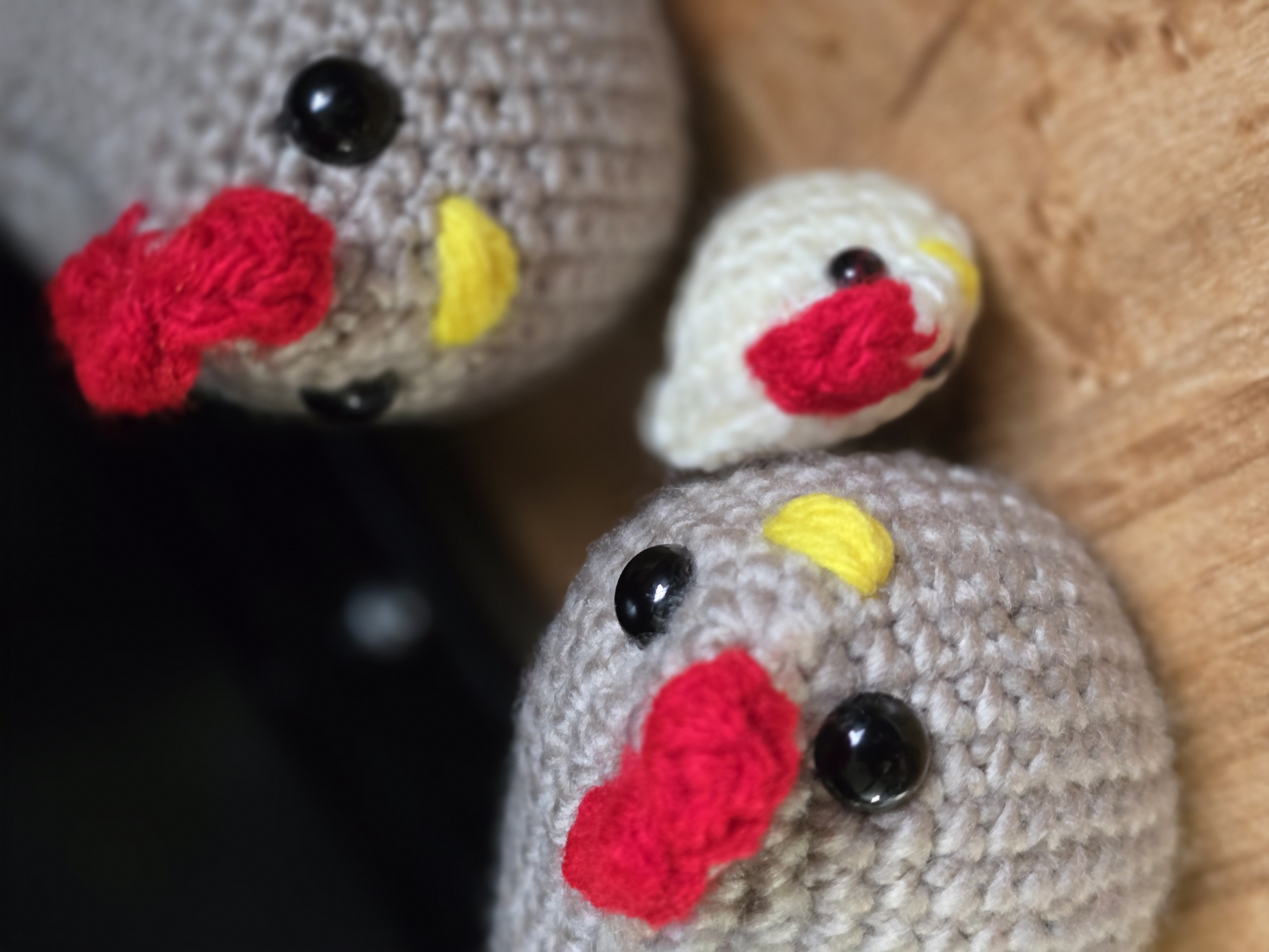 Crochet Chicken Family (Mom and Baby)