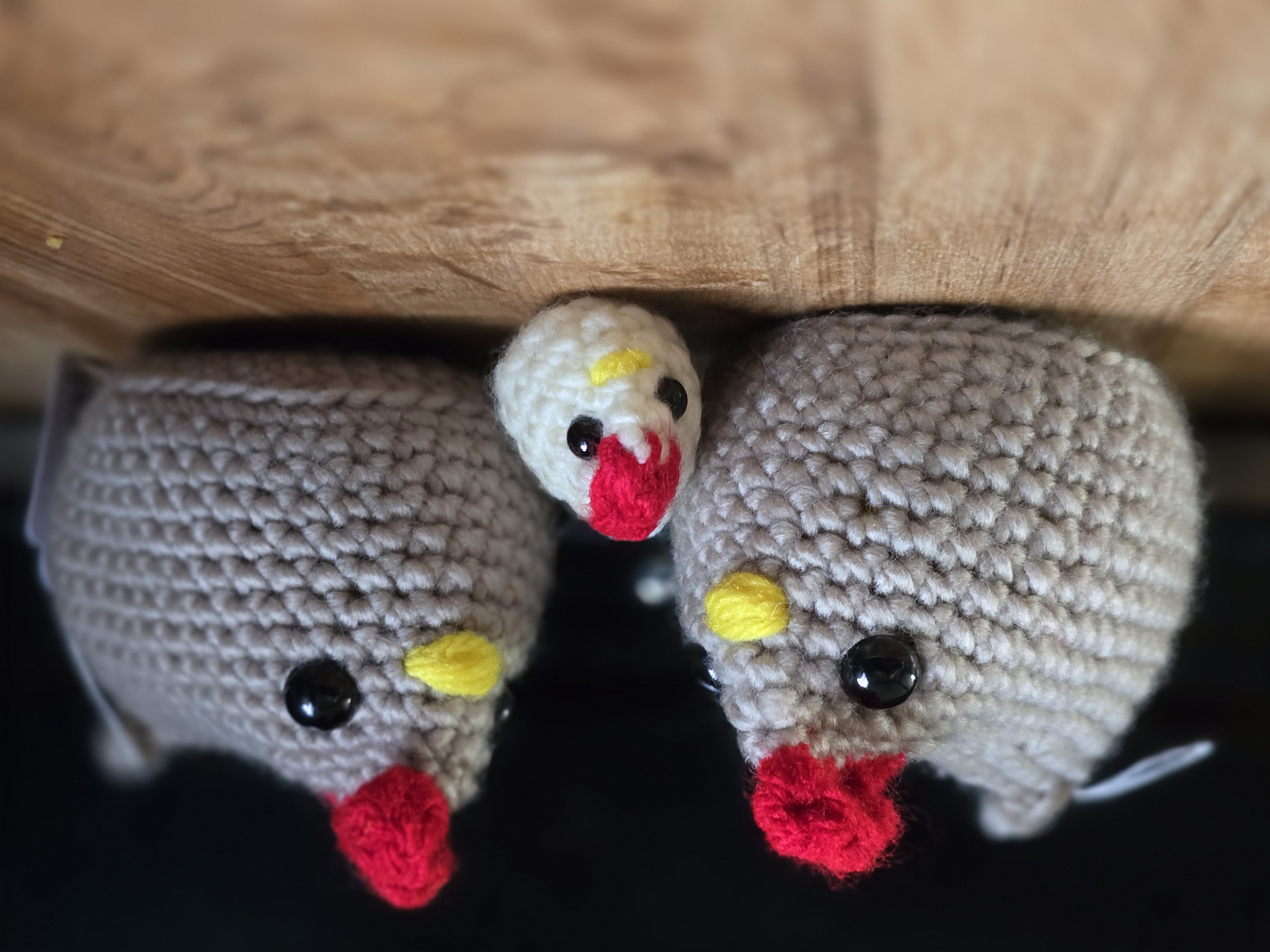 Crochet Chicken Family (Mom and Baby)