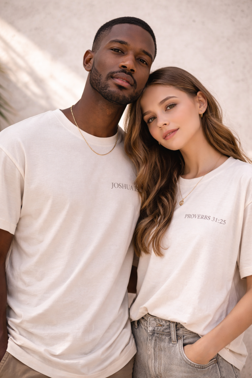 Minimalist Scripture T-Shirt Set