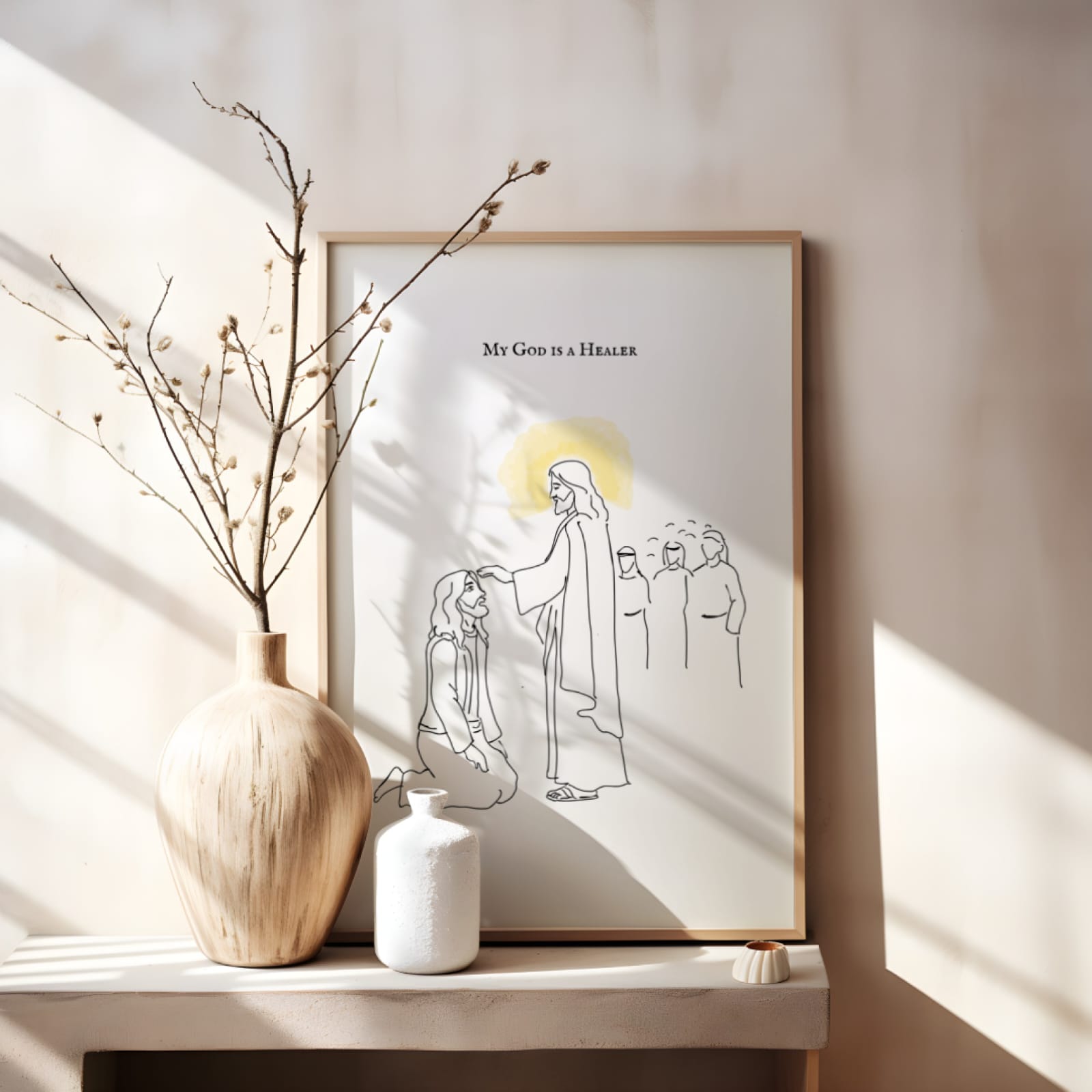 Healed - Jesus Heals the Blind Man 