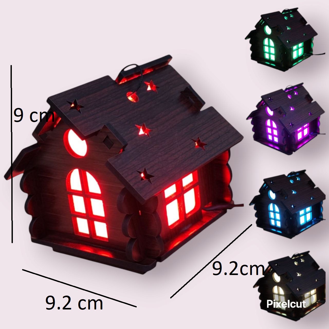 Automatic Color-Changing Decor House Lamp 