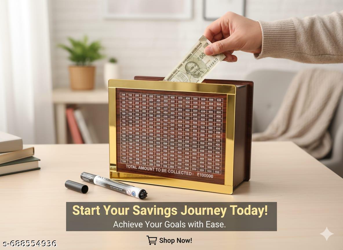 1 Lakh Savings Challenge Money Box