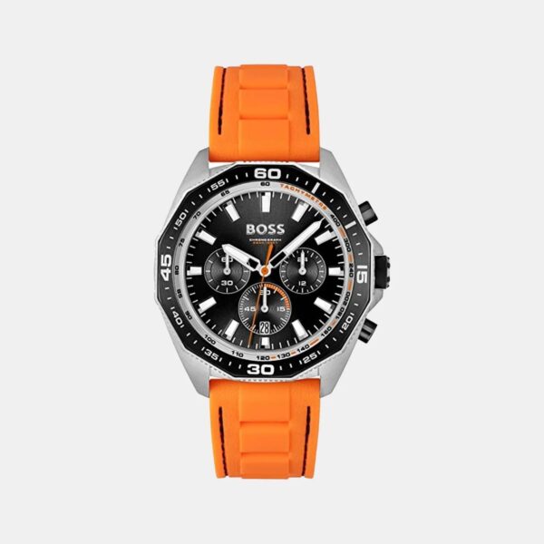 HUGO BOSS 1513970 Orange Silicon Men’s Watch