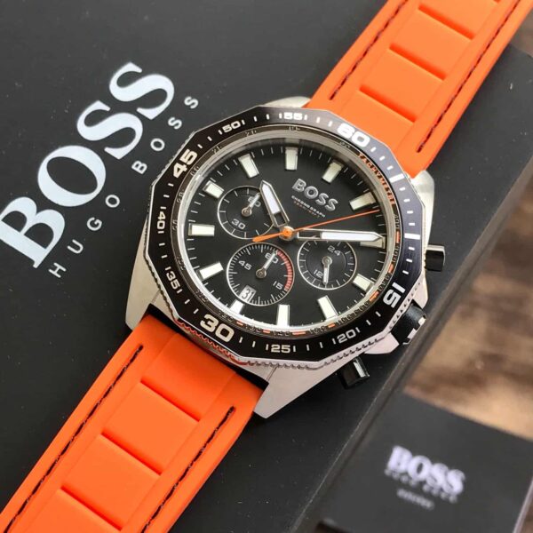 HUGO BOSS 1513970 Orange Silicon Men’s Watch