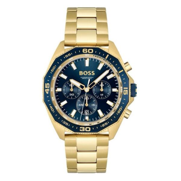Hugo Boss 1513973 Gold Blue Dial Chronograph Men’s Watch