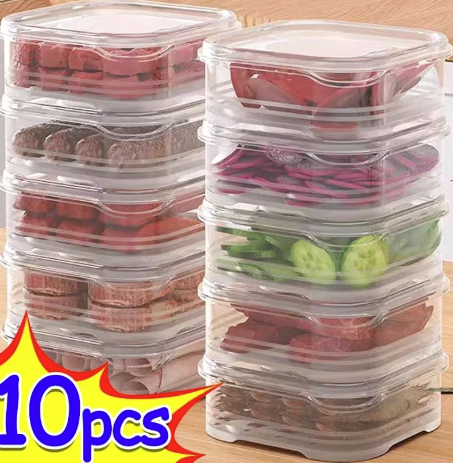Stackable Food Storage Containers (10pcs)