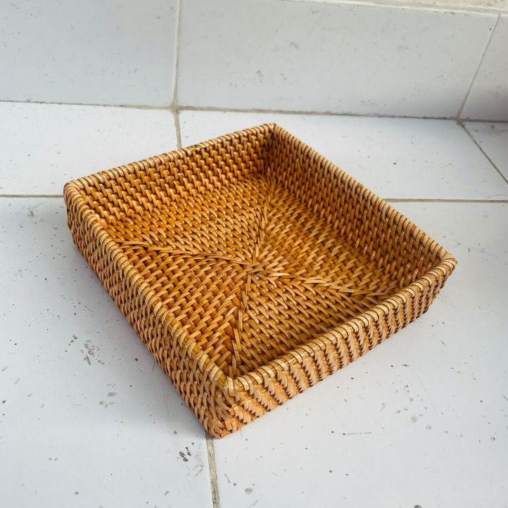 Square Rattan Basket