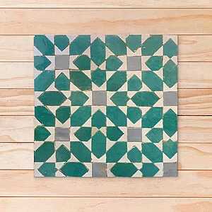 Zellige Placa "Mtamman Bsaft" ZP331 24x24cm