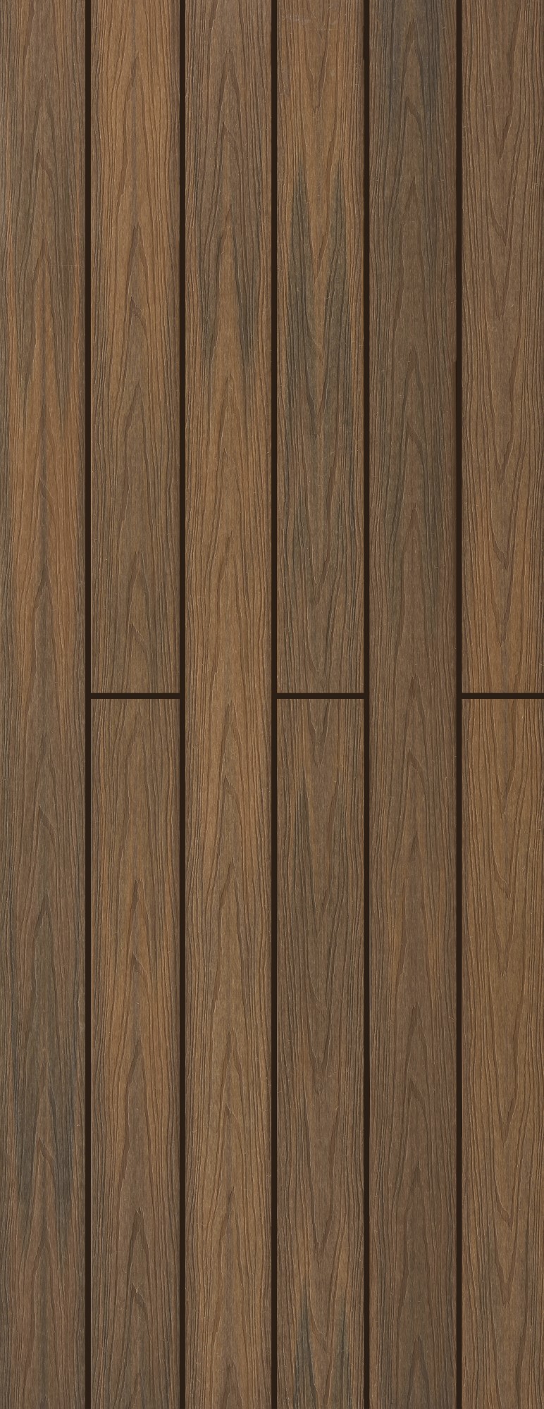 Tarima tecnológica para exterior Encapsulada "Mb Twin Light Teak / Smoke" 2200x140x22mm