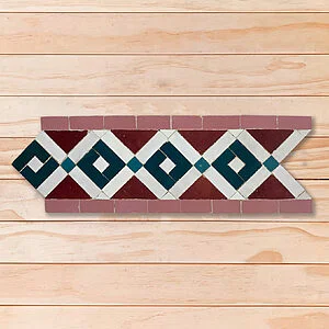 Zellige Cenefa ZCF031 13,5x37,5cm