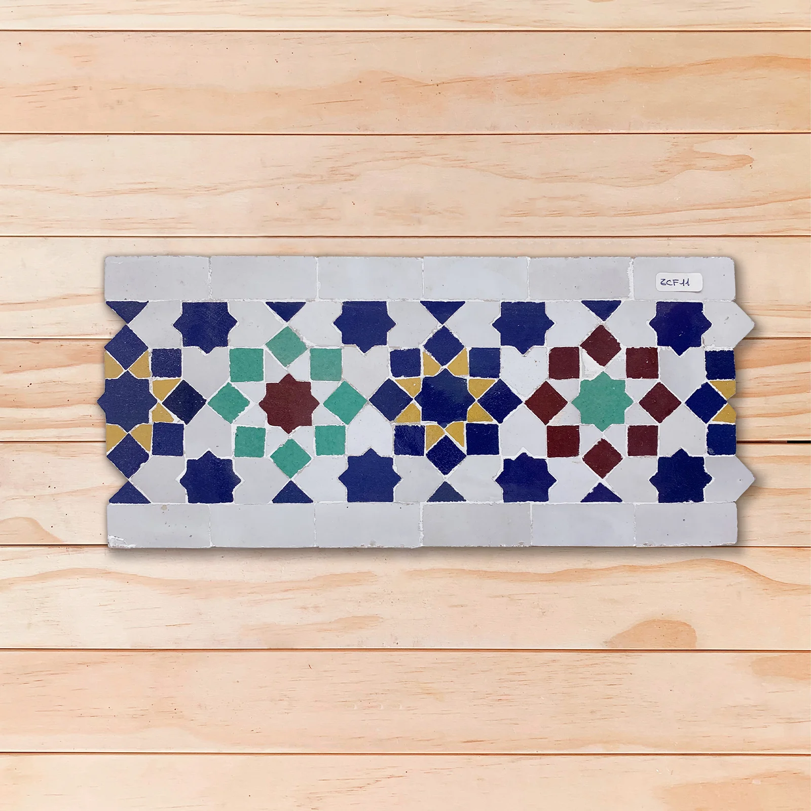 Zellige Cenefa ZCF011 12,5x27cm