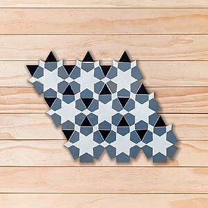 Zellige Placa "Mseddis" ZP191 21,5x18,5cm