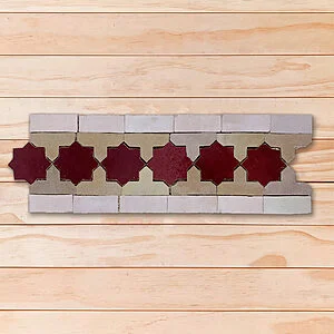 Zellige Cenefa ZCF081 10x30cm