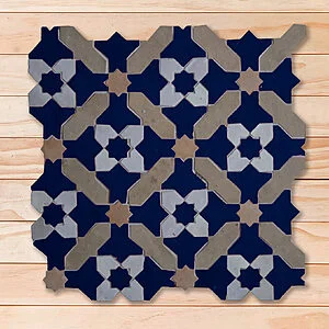 Zellige Placa "Mtarka" ZP381 27x27cm