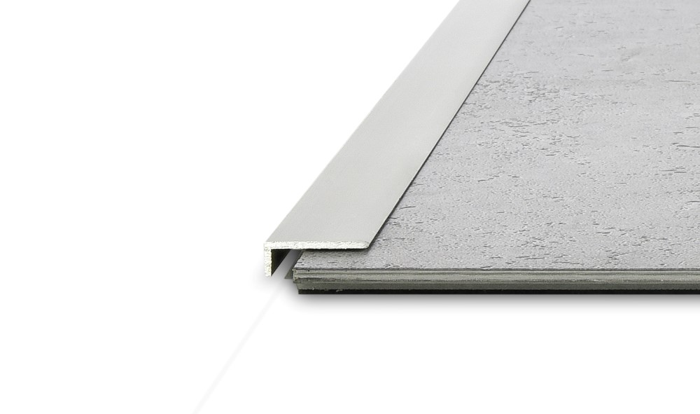 Terminación L de aluminio 2000x20x8mm